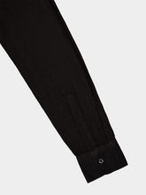 120% Lino Classic Black Linen Shirt