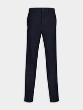 120% Lino Navy Linen Trousers