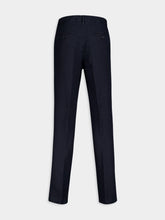 120% Lino Navy Linen Trousers