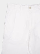 120% Lino White Linen Trousers