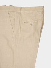 120% Lino Neutral Linen Tailored Pants