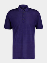 120% Lino Regal Navy Linen Polo