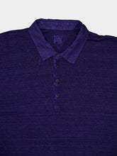 120% Lino Regal Navy Linen Polo