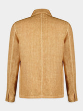 120% Lino Linen Button-Down Jacket