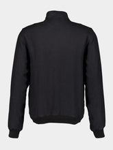 120% Lino Black Linen Bomber