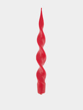 Cerabella Spiral Red Candle