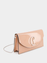 Christian Louboutin Loubi54 Beige leather clutch