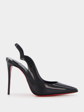 Christian Louboutin Black Hot Chick Sling 100 mm Leather Pumps