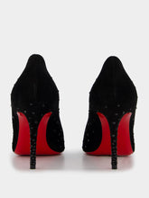 Christian Louboutin Degrakate Crystal Suede 85mm Pumps