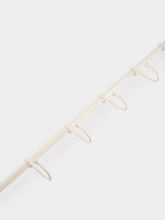 Madam Stoltz Cream Iron Coat Rack with 8 Hooks