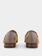 Manolo Blahnik Brown Suede Penny Loafers