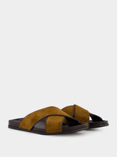 Manolo Blahnik Brown Suede Chiltern Sandals