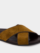Manolo Blahnik Brown Suede Chiltern Sandals