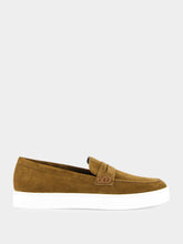Manolo Blahnik Ellis Brown Suede Moccasins