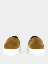 Manolo Blahnik Ellis Brown Suede Moccasins