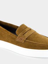 Manolo Blahnik Ellis Brown Suede Moccasins