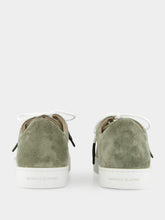 Manolo Blahnik Semanado Khaki Suede Lace-Up Sneakers