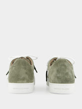 Manolo Blahnik Semanado Khaki Suede Lace-Up Sneakers
