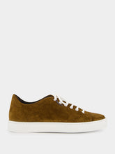Manolo Blahnik Semanado Brown Suede Low Cut Sneakers
