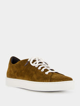 Manolo Blahnik Semanado Brown Suede Low Cut Sneakers
