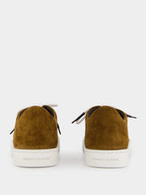 Manolo Blahnik Semanado Brown Suede Low Cut Sneakers