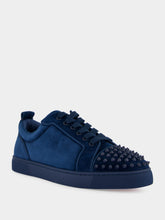 Christian Louboutin Last Night Blue Louis Junior Orlato Spikes Sneakers
