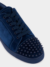 Christian Louboutin Last Night Blue Louis Junior Orlato Spikes Sneakers
