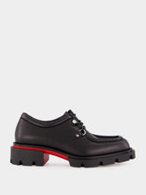 Christian Louboutin Black Our Pabelito Calf Leather Derby Shoes