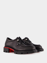 Christian Louboutin Black Our Pabelito Calf Leather Derby Shoes