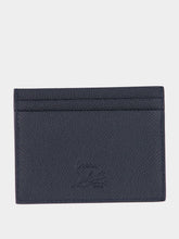 Christian Louboutin Groovy Blue Calf Leather Card Holder