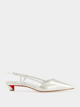 Christian Louboutin Miss Z Slingina 25 Slingback Pump in Silver