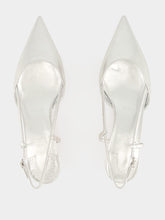 Christian Louboutin Miss Z Slingina 25 Slingback Pump in Silver