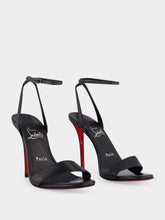 Christian Louboutin Black Miss Z 100 Strappy Sandals
