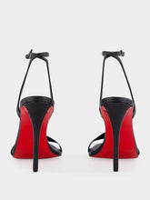 Christian Louboutin Black Miss Z 100 Strappy Sandals