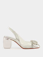 Christian Louboutin Minny Bubble Sling 70 mm Silver Slingbacks