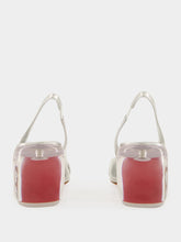 Christian Louboutin Minny Bubble Sling 70 mm Silver Slingbacks