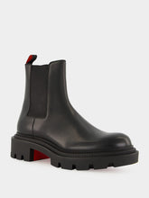 Christian Louboutin Black Devon College Calf Leather Boots