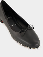 Christian Louboutin Black Sweetie Strass Nappa Ballerinas