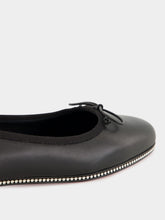 Christian Louboutin Black Sweetie Strass Nappa Ballerinas