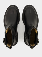 Christian Louboutin Black Oxybootie College Calf Leather Boots