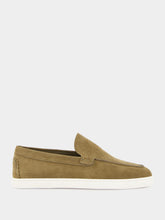 Christian Louboutin Silex Moonboat Suede Loafers