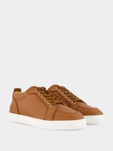 Christian Louboutin Cuoio Brown Rantulow Calf Leather Sneakers