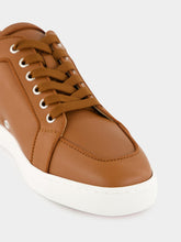 Christian Louboutin Cuoio Brown Rantulow Calf Leather Sneakers