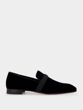 Christian Louboutin Dandydeco Flat Loafers in Black Veau Velours