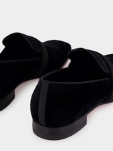 Christian Louboutin Dandydeco Flat Loafers in Black Veau Velours