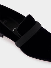 Christian Louboutin Dandydeco Flat Loafers in Black Veau Velours