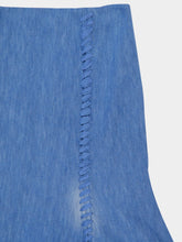 Gabriela Hearst Dion Light Blue Denim Maxi Skirt