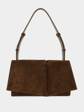 Christian Louboutin Baggy Small Cosme Suede Shoulder Bag
