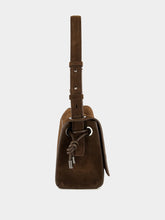 Christian Louboutin Baggy Small Cosme Suede Shoulder Bag