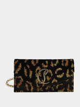 Christian Louboutin Loubi54 Leo Velvet Silk Clutch